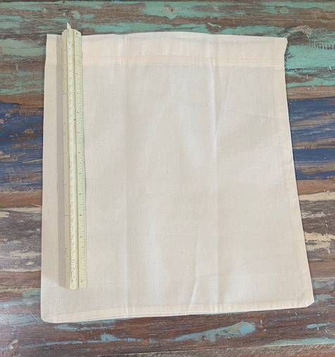MUSLIN SQUARE - Natural Muslin Reusable Filtering Bag for Nut Milks / Juicing / Sprouting